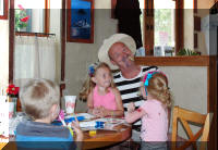 Uncle Bill entertaining the greats